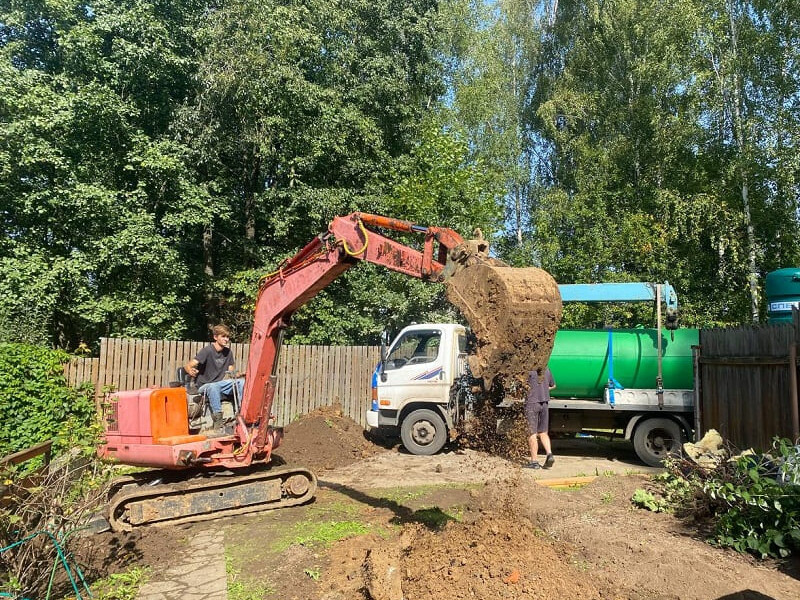Монтаж газгольдера Спецгаз 6600 л в Можайске под ключ с земляными работами